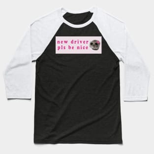 sad hamster driver Baseball T-Shirt